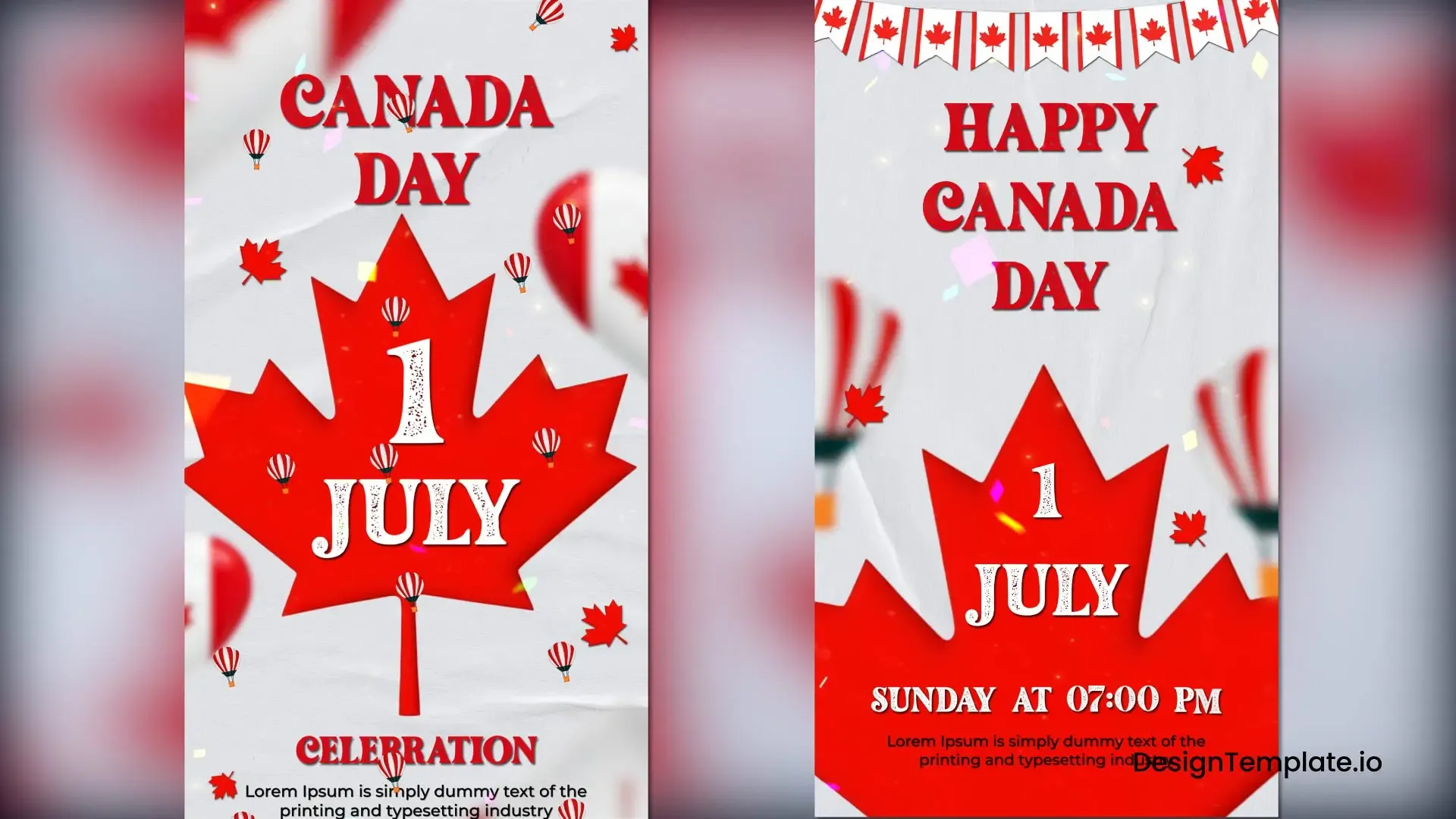 Happy Canada Day Instagram Story